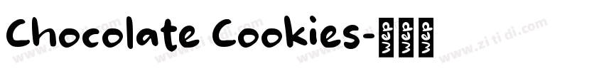 Chocolate Cookies字体转换